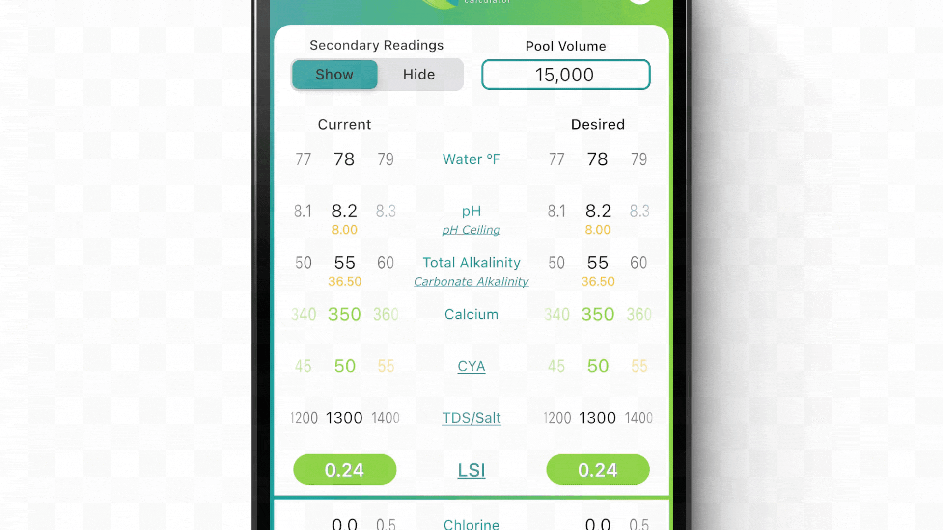 Adjusting pH and alk in the Orenda app