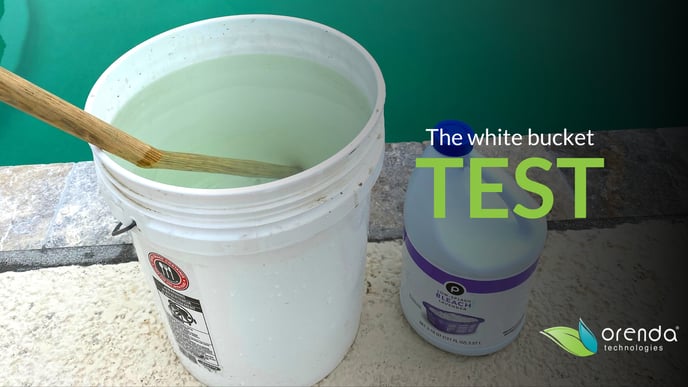 white bucket test